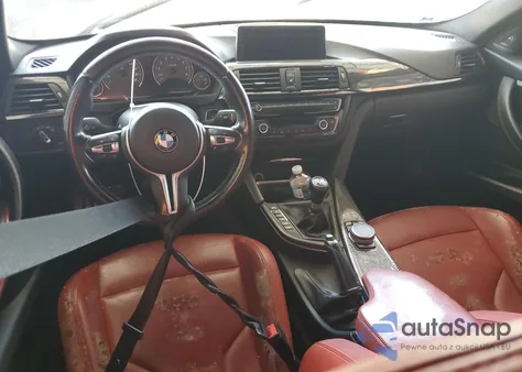 2015 BMW M3 from USA, damaged, VIN WBS3C9C52FP804079